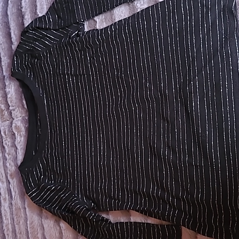 Black & Silver Shirt